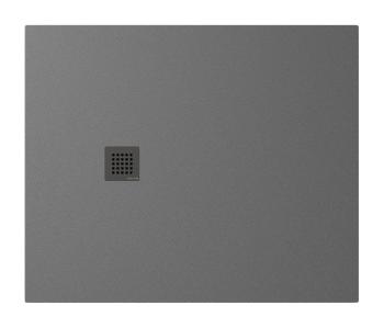 Brodzik prysznicowy prostokątny kompozytowy 120 x 100 cm szary mat TRENECA 84313.31 Polysan