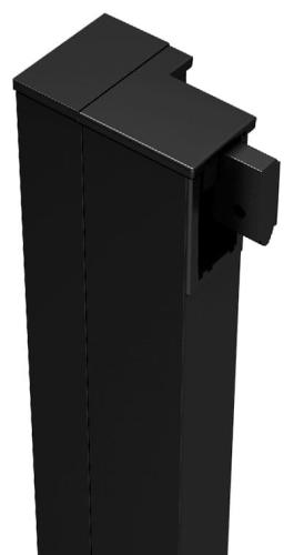 Profil poszerzający 2,5 cm wysokość 165 cm DEEP BLACK MD625B Polysan