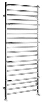 Grzejnik łazienkowy 600 x 1328 mm z wieszakami chrom 341 W MANISA IZ111 Sapho