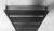 Grzejnik łazienkowy 450 x 1690 mm czarny mat 716 W TONDI DT446T Aqualine z góry