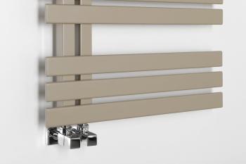 Grzejnik łazienkowy 600 x 1500 mm piaskowiec 771 W SILVANA IR159S Sapho podłączenie