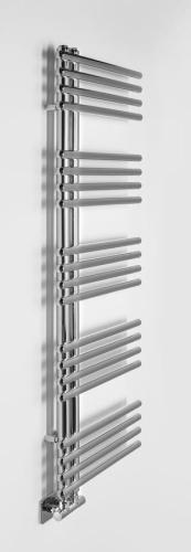 Grzejnik łazienkowy 500 x 1250 mm chrom 334 W NYMPHA LLN125 Sapho na ścianie