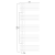 Grzejnik łazienkowy 500 x 1250 mm chrom 334 W NYMPHA LLN125 Sapho rysunek techniczny