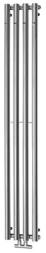 Grzejnik łazienkowy 270 x 1800 mm chrom z wieszaczkami 660 W PILON IZ120T Sapho