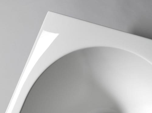 Wanna akrylowa prostokątna 170x80 cm biały LEVANA 71745 Polysan z bliska