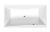 Wanna akrylowa prostokątna 190x100 cm biały mat QUEST 78531.11 Polysan