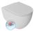 Miska WC podwieszana RIMLESS 36,5 x 53 cm biały mat INFINITY 10NF02004-2L Isvea