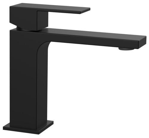 Bateria umywalkowa stojąca czarny mat CUBEMIX CM002B Sapho