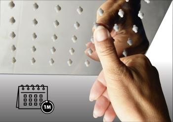 Zestaw prysznicowy czarny mat CUBEMIX CM139B Sapho deszczownia