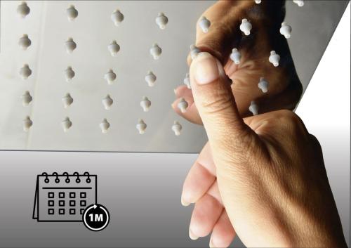 Zestaw prysznicowy czarny mat CUBEMIX CM139B Sapho deszczownia