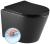 Miska WC podwieszana czarny mat RIMLESS 36 x 53 cm PACO PZ1012WRB Sapho