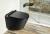 Miska WC podwieszana czarny mat RIMLESS 36 x 53 cm PACO PZ1012WRB Sapho aranżacja