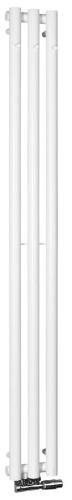 Grzejnik łazienkowy 196 x 1800 mm biały mat z wieszaczkami 464 W PILON IZ127T Sapho