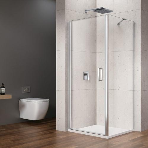Kabina prysznicowa narożna kwadratowa 80 x 80 x 200 cm LORO GN4480-03 Gelco