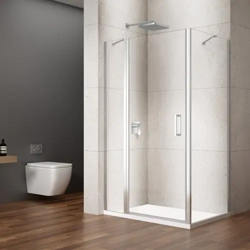 Kabina prysznicowa narożna prostokątna 100 x 90 x 200 cm LORO GN4610-04 Gelco