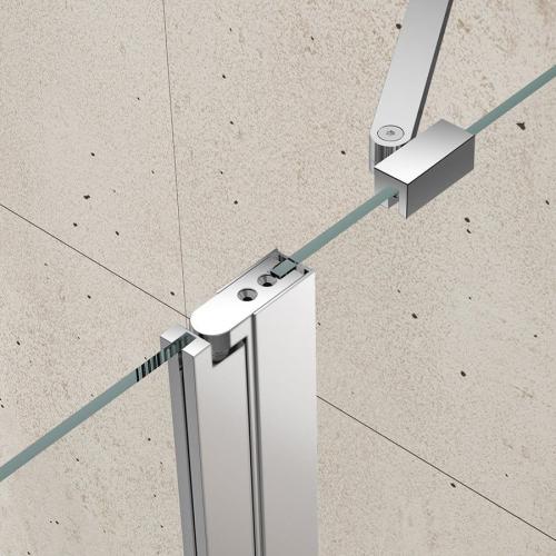 Kabina prysznicowa narożna prostokątna 100 x 90 x 200 cm LORO GN4610-04 Gelco wspornik