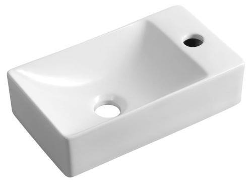 Umywalka ceramiczna 38 x 22 cm biały prawa MARGITHA MGT3822 Sapho