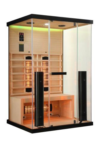 2 osobowa sauna na podczerwień BILLUND 2A 125 x 100 x 190 cm SB40125 Sanotechnik
