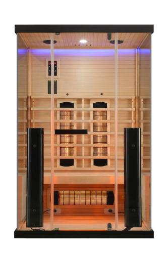 2 osobowa sauna na podczerwień 125 x 100 x 190 cm SB40125 Sanotechnik