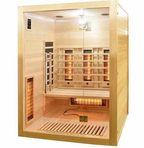 3 osobowa sauna na podczerwień OPEN 150 x 120 x 200 cm J20150 Sanotechnik