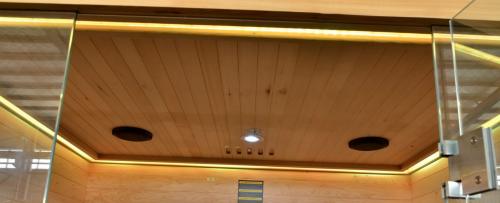 3 osobowa sauna OPEN J20150 - koloroterapia żółty