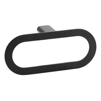 Wieszak na ręcznik owal ORGANIC BLACK 167104380 Bemeta