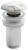 Korek do umywalek bez przelewu bianco carrara wys. 10 - 50 mm AR900BC