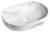 Umywalka ceramiczna nablatowa 60 x 42 x 14 cm bianco carrara CA590BC Sapho