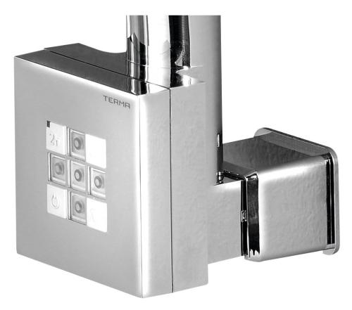 Grzałka elektryczna z termostatem z maskownicą kabla chrom KTX 200 W KTX-CW-200 Sapho