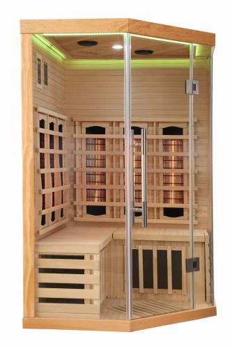 Sauna na podczerwień SUPREME 120 x 120 x 190 cm SB80120 SANOTECHNIK