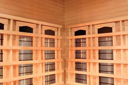 2 osobowa sauna SUPREME 120 x 120 x 190 cm SB80120 SANOTECHNIK