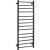 Grzejnik elektryczny na ręczniki drabinkowy ścienny 450 x 1320 mm 180 W czarny 704151050 Bemeta