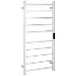 Grzejnik elektryczny na ręczniki drabinkowy ścienny 450 x 960 mm 130 W biały 704151044 Bemeta