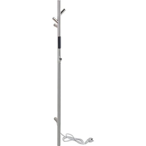 Grzejnik elektryczny na ręczniki pionowy ścienny 1180 mm 30 W stal nierdzewna polerowana 704151011 Bemeta