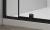 Czarna kabina prysznicowa prostokątna 90 - 100 x 90 x 190 cm drzwi obrotowe L / P szkło czyste EASY BLACK EL1715B-03 Polysan listwa