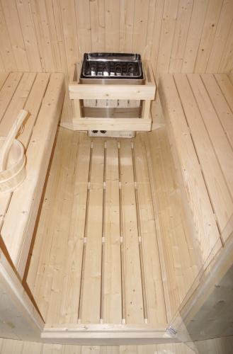 Sauna TROMSÖ L F50180 Sanotechnik piec i podłoga