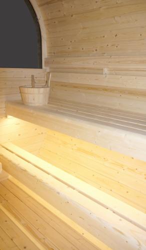 Sauna HANKO F60180 Sanotechnik ławka prawa