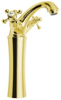 Bateria umywalkowa stojąca wysoka złoto ANTEA 3175L Reitano