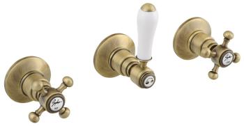 Bateria prysznicowa podtynkowa 2-funkcyjna brąz ANTEA SET305-106 Reitano