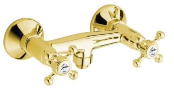 Bateria natryskowa ścienna kolor złoty ANTEA 3865 Reitano