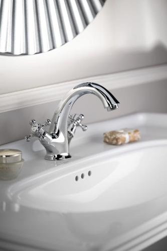 Bateria umywalkowa stojąca chrom połysk ANTEA 3271 Reitano wizualizacja