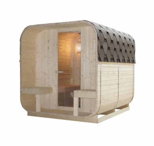 4 osobowa sauna zewnętrzna ogrodowa Fińska GÖTEBORG F60220 Sanotechnik