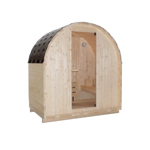 2 osobowa sauna zewnętrzna ogrodowa Fińska ISLAND L F90120 Sanotechnik