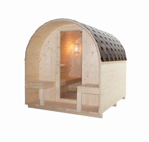 4 osobowa sauna ogrodowa Fińska ISLAND XL F90220 Sanotechnik