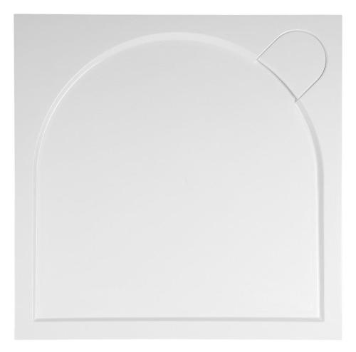 Brodzik prysznicowy kwadratowy kompozytowy 100 x 100 x 3 cm LARCA PL001 Gelco