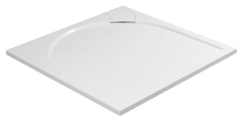 Brodzik prysznicowy kwadratowy kompozytowy 80 x 80 x 3 cm LARCA PL008 Gelco bok