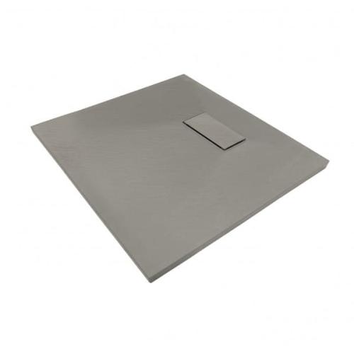 Brodzik prysznicowy kwadratowy starylowy 80 x 80 x 2,6 cm SMC szary 8080G Sanotechnik
