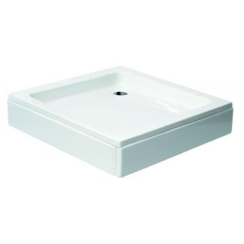 Brodzik prysznicowy kwadratowy akrylowy 80 x 80 x 14 cm BORA GS80 Sanotechnik