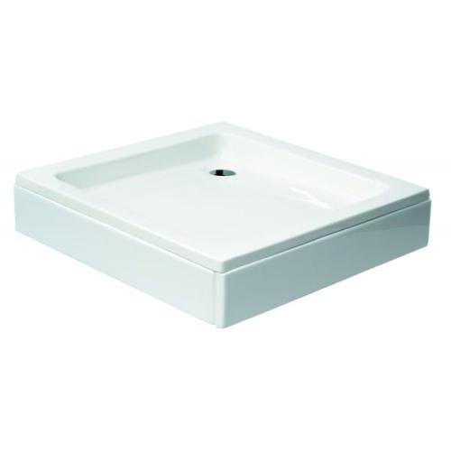 Brodzik prysznicowy kwadratowy akrylowy 80 x 80 x 14 cm BORA GS80 Sanotechnik