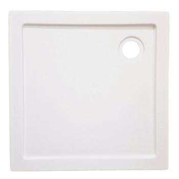 Brodzik prysznicowy kwadratowy akrylowy 90 x 90 x 4 cm biały G90SW Sanotechnik